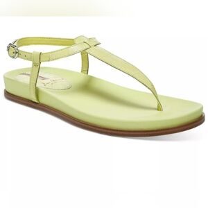Sam Edelman Naomi Neon Yellow T-Strap Slingback Sandal, NWOB Size 7, MSRP 💞